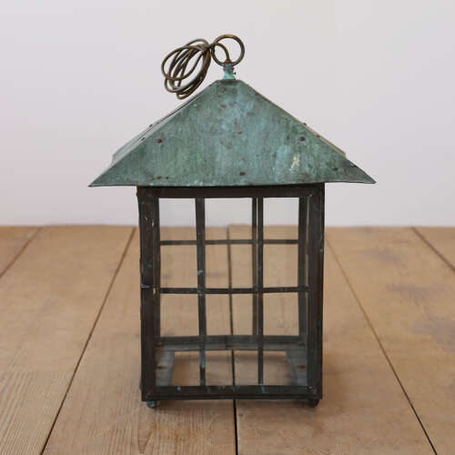 Set of Three Arts and Crafts Lanterns