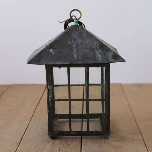 Set of Three Arts and Crafts Lanterns