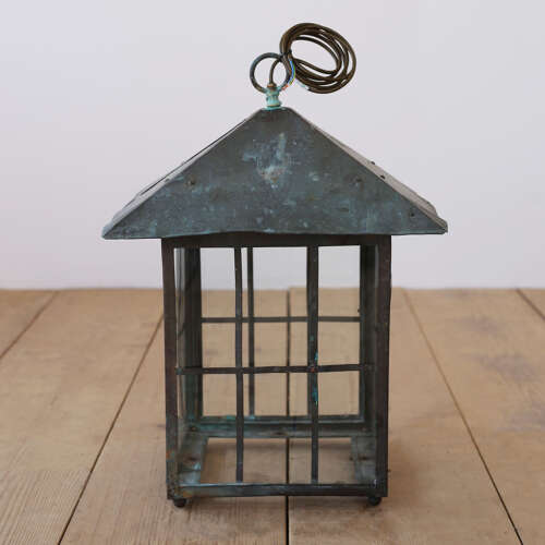 Set of Three Arts and Crafts Lanterns