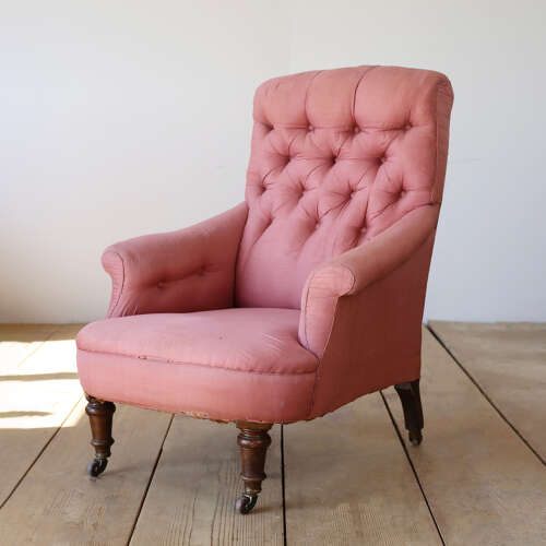 19th Century Button Back Armchair
