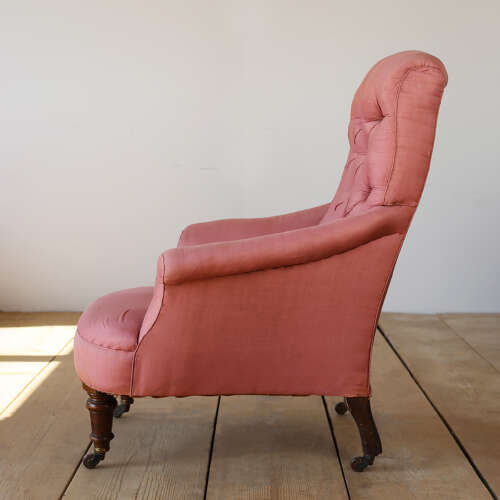 19th Century Button Back Armchair