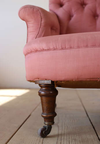 19th Century Button Back Armchair